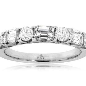 Ancona White Gold Diamond Band