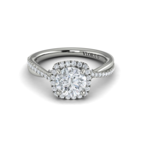 Vlora Halo Engagement Ring