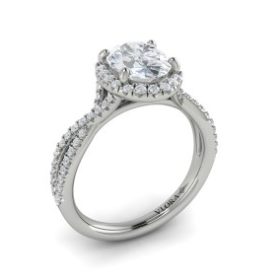 Vlora Halo Engagement Ring