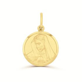 Yellow Gold Madonna Medal