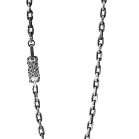 Boat Link Necklace with Lobster Clasp
