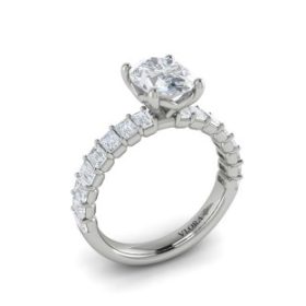 Vlora White Gold Diamond Engagement Ring Setting