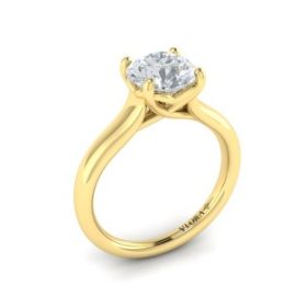 Classic Cathedral Solitaire Engagement Ring