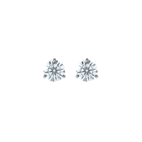 Quarter Carat Martini Diamond Stud Earrings