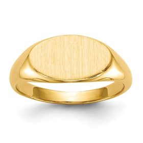 Petite Oval Signet Ring