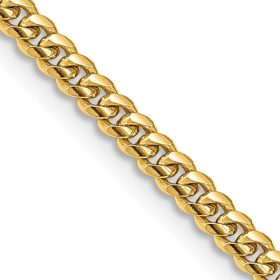 Yellow Gold Miami Cuban Link Chain