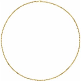 Yellow Gold Round Box Chain