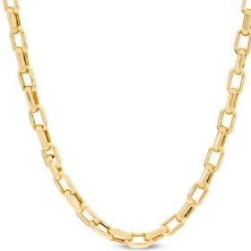 Ancona Solid Gold Square Link Chain