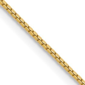 Ancona Yellow Gold Fine Box Chain