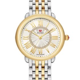 Serein Mid Two-Tone Diamond Watch