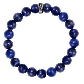10mm Lapis Bead Bracelet