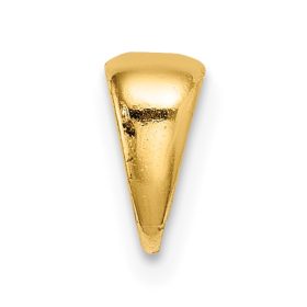 Ancona Solid Gold Polished Horn Pendant