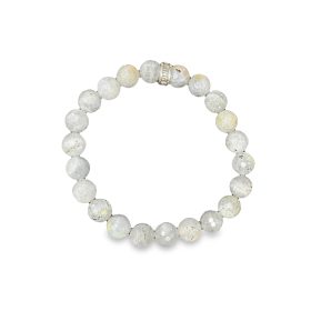 10mm Labradorite Bead Bracelet
