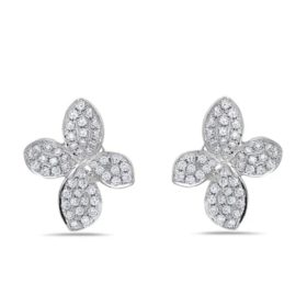 Ancona White Gold Diamond Earrings