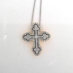 Grazia Collection Medium Diamond Cross