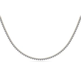 Ancona Yellow Gold Diamond Tennis Necklace