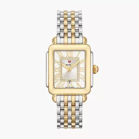Deco Mid Two-Tone Diamond Dial Watch