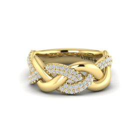 Alternating Diamond Twist Ring